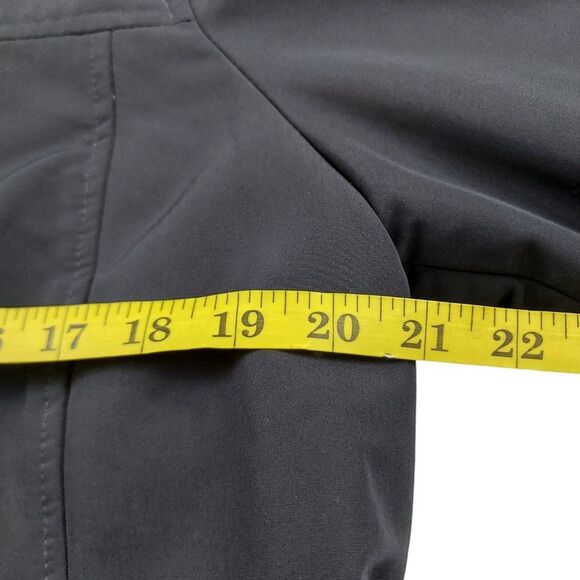 Tommy Hilfiger Soft Shell Jacket Womens Medium Navy Fleece Lined Wind Resistant - Picture 9 of 12